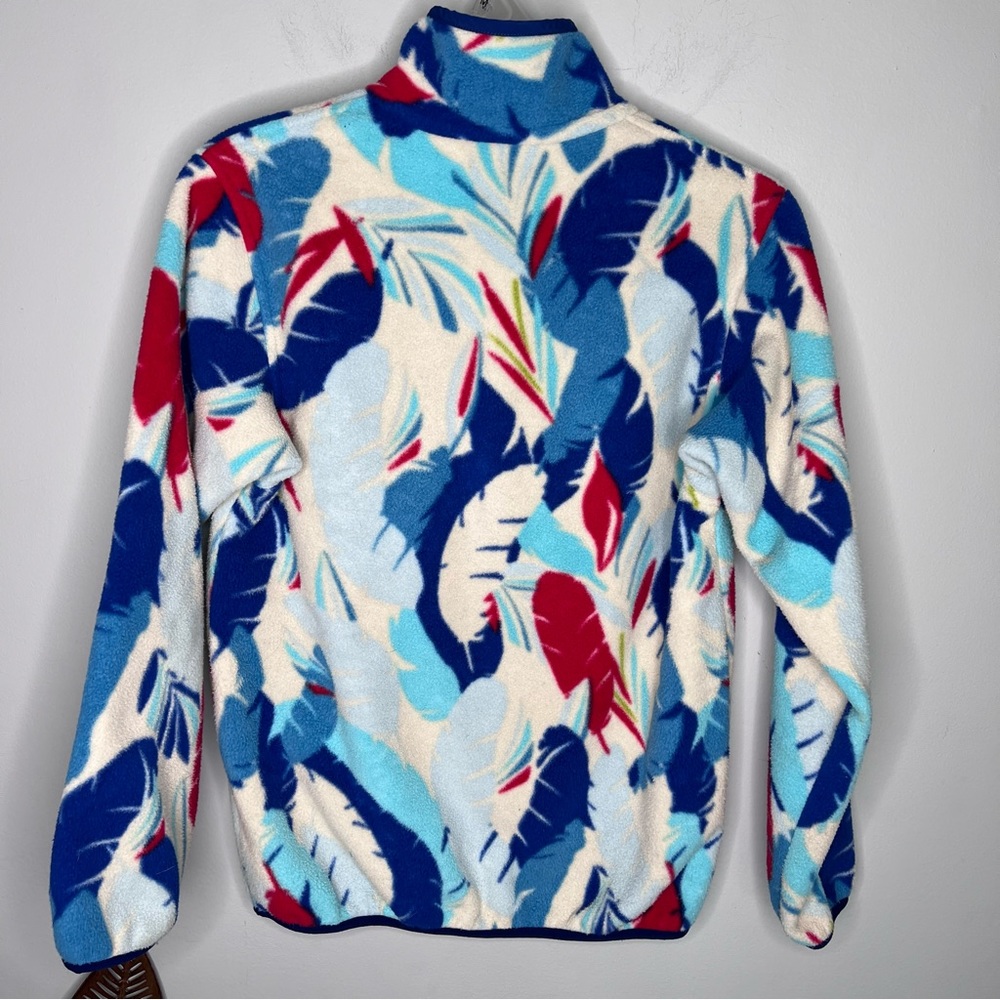 Patagonia Synchilla‎ Fleece Feather Dance Channel Blue Vintage - Picture 6 of 8